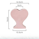 GobekUsa Heart-shaped Pink Hearts Porcelain Vase - Handicraft Ornament & Home Decor