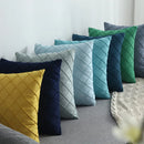 GobekUsa Embroidered Lattice Cushion Cover Pleat - 45X45CM