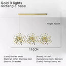 GobekUsa Gold LED Ceiling Pendant Light Fixture for Home Decoration and Modern Living