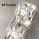 GobekUsa K9 Crystal LED Wall Lamp: Modern Luxury Nordic Sconces for Home Lighting