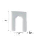 GobekUsa Geometric Crystal Arch Glass Sculpture Desk Decoration Ornament