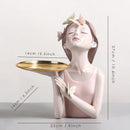 GobekUsa Butterfly Fairy Resin Statue | Creative Desktop Figurine for Girlfriend's Gift