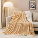 GobekUsa Cozy Sherpa Twin Blanket: Super Soft Fleece & Velvet Plush Reversible Warm Winter Bed Blanket