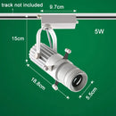 GobekUsa Adjustable LED Track Spotlights for Art Gallery Church Museum, Square Shape