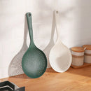 GobekUsa Kitchen Set: Colander, Noodle Spoon, Long Handle Spoon, Non-Stick Pan - 4pcs
