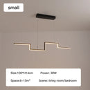 GobekUsa LED Ceiling Chandelier Dimmable for Dining Room Kitchen Bar Pendant Lamp