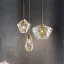 GobekUsa Glass Chandelier Lighting for Home Dining Room Kitchen Decor Pendant Lights