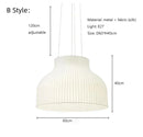 GobekUsa Japanese Nordic Design LED Silk Pendant Lights for Living Room and Restaurant