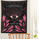 GobekUsa Botanical Eye Tapestry Wall Hanging Psychedelic Bohemia Home Decor
