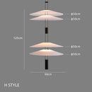 GobekUsa Circular Pendant Light: Modern Minimalist Hanging Lamp for Living Room, Dining, Bar