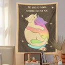 GobekUsa Cat Tapestry Tarot Wall Hanging for Living Room Bedroom Kids Room Decor