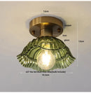 GobekUsa Glass LED Ceiling Lamp Iron Base Nordic Modern Simple Design