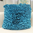 GobekUsa Blue Hyacinth Square Pillowcase, Non-Scripta Design, Modern Home Decoration