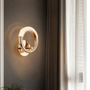 GobekUsa Crystal LED Wall Lamp: Modern Nordic Sconces for Living Room Bedroom Decor