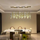 GobekUsa Gold/Silver LED Chandelier for Home, Restaurant, and Beauty Club Lighting