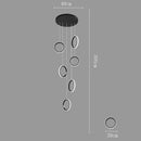 GobekUsa LED Pendant Lights: Modern Minimalist Hanging Chandelier for Living & Dining Room