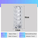 GobekUsa Crystal LED Night Light, USB Rechargeable Ambient Lamp for Room Decor