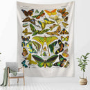 GobekUsa Cactus & Mushroom Girl Tapestry - Hippie Boho Psychedelic Wall Art Decor