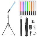 GobekUsa LED Light Wand RGB Stick with Tripod Remote Control Handheld Lamp