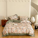 GobekUsa Egyptian Cotton Bedding Set Queen King Ru Double, Quilt Cover Sheet Pillowcase