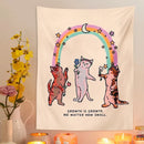 GobekUsa Cat Tapestry Wall Hanging for Home Decor and Wall Art