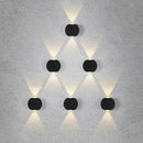 GobekUsa 4W LED Wall Light for Home Decor and Outdoor Garden Sconce
