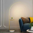 GobekUsa LED Art Floor Lamp Modern Design Black White Gold Living Room Decoration