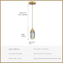GobekUsa Crystal LED Pendant Lights for Home Decor Lighting