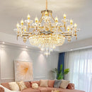 GobekUsa Crystal Luxury Chandelier for European Style Living Room, Bedroom, and Stairwell