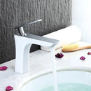 GobekUsa Basin Faucet: Black/White Brass Mixer Tap, Bathroom Sink Water Crane, Hot & Cold.