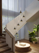 GobekUsa Contemporary Horn Chandelier: Restaurant & Living Room Ceiling Pendant Lighting