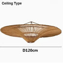 GobekUsa Handmade Rattan Wicker Chandelier for Home and Shop Decor