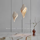 GobekUsa Gypsum Conch Pendant Lamp, Wabi Sabi Style for Living Room, Bedroom, and Staircase