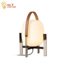 GobekUsa Designer Metal Glass Art Table Lamp LED E27 Modern Light Fixtures for Home or Office