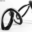 GobekUsa Knot Ornaments Glass Sculpture for Desk Decor - Creative Geometric Artwork