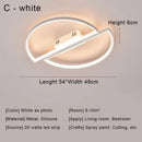 GobekUsa Black LED Chandelier Ceiling Light Remote Control Fixture for Living Room, Bedroom & Kitchen