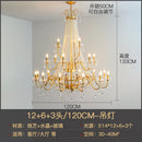 GobekUsa French Pearl Chandelier, Elegant Retro Design for Luxurious Living Spaces