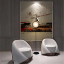 GobekUsa Double Horn Radar LED Floor Lamp: Modern Nordic Design for Living Room Lighting
