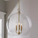 GobekUsa Glass Ball LED Chandelier for Modern Restaurant & Bar Decor