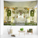GobekUsa Garden Landscape Tapestry Wall Hanging Natural Boho Home Decor Scenery Art