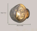 GobekUsa Lava Glass Wall Lamp: Nordic Design for Home Decor, Living Room, Bedroom