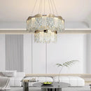 GobekUsa Crystal Ceiling Chandelier: Modern Luxury Lighting for Living Room, Dining Room, Bedroom