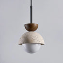 GobekUsa Yellow Travertine LED Pendant Lights for Kitchen Island Bedroom Dining Table