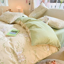 GobekUsa Cotton Cartoon Printed Bed Set with Non-Fading Floral Patterns for Adults