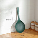 GobekUsa Kitchen Set: Colander, Noodle Spoon, Long Handle Spoon, Non-Stick Pan - 4pcs