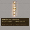 GobekUsa Crystal Wall Lamp: Elegant Living Room TV Background Bedroom Bedside Light