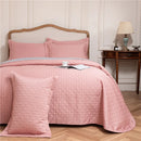 GobekUsa Egyptian Cotton Quilt Set, Reversible Bedspread, Luxe Coverlet, 3Pcs