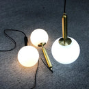GobekUsa Gold Glass Ball Pendant Lamp for Luxurious Dining Room & Bedroom Decor