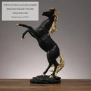 GobekUsa Horse Resin Sculpture Home Decor - Living Room Office Animal Decoration