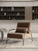 GobekUsa Italian Style Light Luxury Single Sofa Chair for Minimalist Living Room and Bedroom
